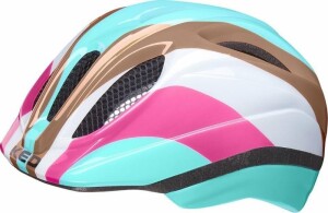 Product detail of Ked Meggy II Trend rainbow retro blue cyklistická přilba