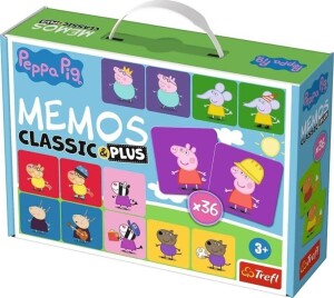 Product detail of Trefl Pexeso Classic&amp;Plus Prasátko Peppa 4v1