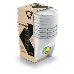 Product detail of Koš na tříděný odpad Sortibox 25 l, 4 ks, popelavě šedá