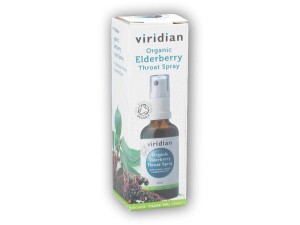 Product detail of Viridian Elderberry Throat Spray 50ml Organic