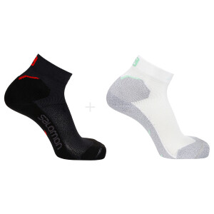 Product detail of Salomon ponožky Speedcross Ankle 2pack černá/bílá