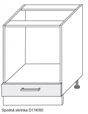 Product detail of ArtExt Kuchyňská linka Brerra - mat Kuchyně: Spodní skříňka D11K/60/(ŠxVxH) 60 x 82 x 50 cm