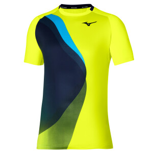 Product detail of Pánské tričko Mizuno  Release Shadow Graphic Tee Bolt S