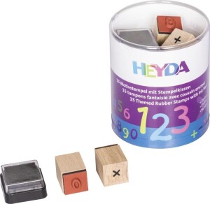 Product detail of HEYDA Sada dřevěných razítek - čísla