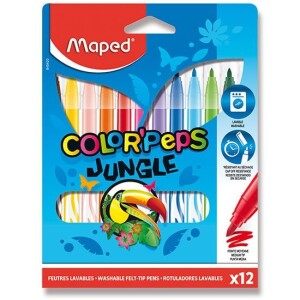 Product detail of Maped - Fixy Color´Peps Jungle 12 barev