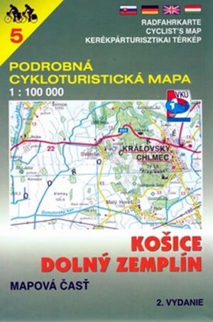 Product detail of Košice, Dolný Zemplín 5 - cykloturist. mapa - kolektiv autorů