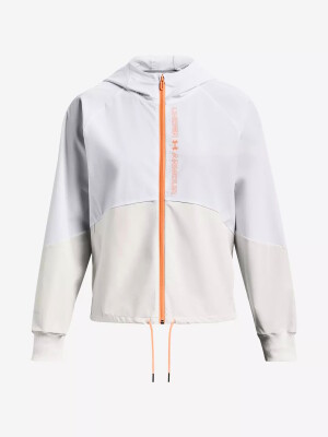 Product detail of Dámská bunda Under Armour  Woven FZ Jacket-WHT XS