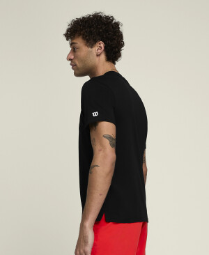Product detail of Pánské tričko Wilson  M Team Graphic Tee Black XXL