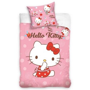 Product detail of Carbotex Povlečení do postýlky Hello Kitty Malá Mlsalka, 100 x 135 cm, 40 x 60 cm