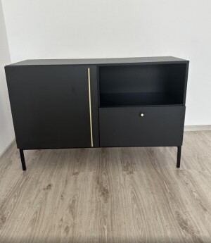 Product detail of Artelta Komoda LANZZI 120 | černý mat / smontovaná
