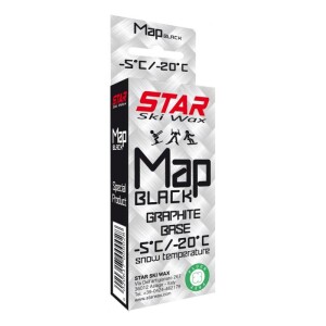 Product detail of Star Ski Wax Map black grafite base 60g