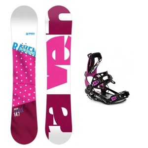 Product detail of Raven Style Pink dámský snowboard + Raven Fastec FT360 black/fuchsia dámské snowboardové vázání