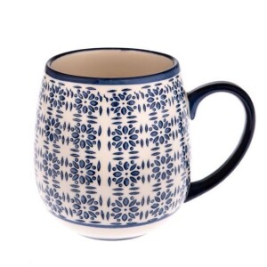 Product detail of Hrnek keramický s modrým vzorem 390 ml