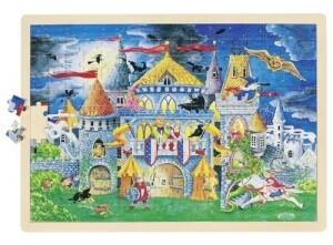 Product detail of Dřevěné puzzle Pohádková hodina 192 dílků