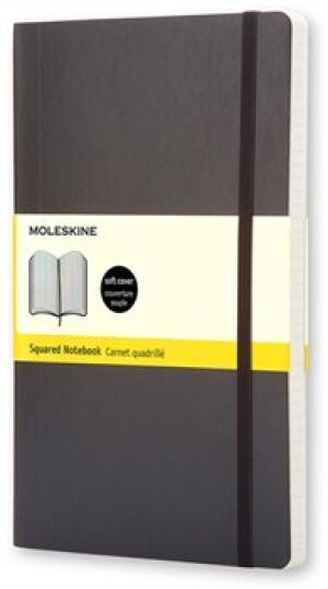 Product detail of Moleskine Zápisník S měkké desky černý čtverečkovaný A6 96 listů