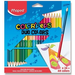 Product detail of Maped - Pastelky trojhranné Color´Peps Duo 48 ks