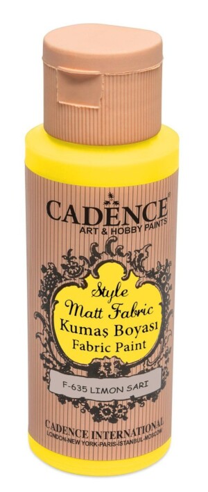 Product detail of Textilní barva Cadence Style Matt Fabric - citrónová / 50 ml