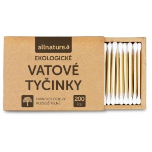 Product detail of Allnature Ekologické vatové tyčinky, 200 ks