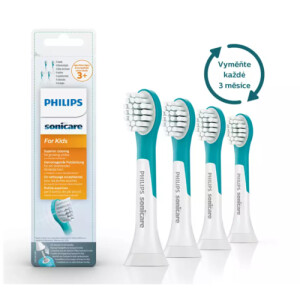 Product detail of Philips Sonicare kompaktní náhradní hlavice pro děti od 3 let HX6034/33, 4 ks