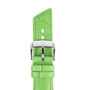 Product detail of Řemínek Hirsch Princess - světle zelený - 20 mm - M – Střední délka - 18 mm - Stříbrná
