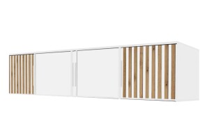 Product detail of ArtStol Nástavec ke skříni BALI LUX D4 | bílá/dub wotan