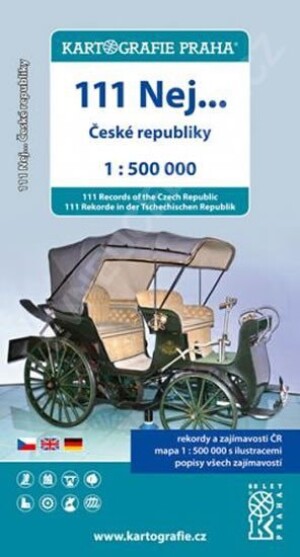Product detail of 111 nej České republiky/1:500 tis.(tematická mapa)