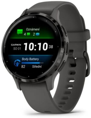 Product detail of Garmin Venu® 3S Slate/Gray, Silicone band 010-02785-00