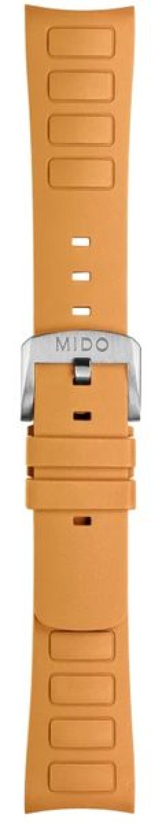 Product detail of Řemínek Mido M603018730 oranžový k modelům Mido Multifort TV Big Date