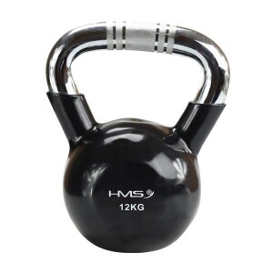 Product detail of HMS Kettlebell s chromovaným úchopem KTC 12 kg černý