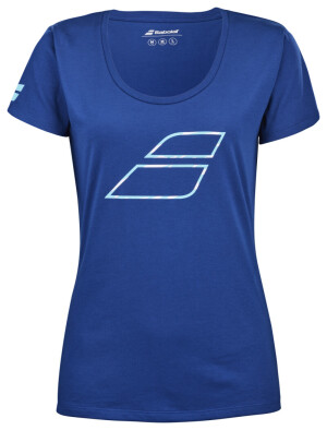 Product detail of Dámské tričko Babolat  Exercise Flag Tee Women Sodalite Blue S