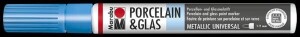 Product detail of Marabu Popisovač na sklo/porcelán 1-2 mm - metalický modrý