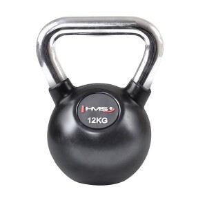 Product detail of HMS Vinylový kettlebell s chromovaným úchopem KGC 12 kg