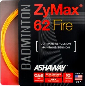 Product detail of Badmintonový výplet Ashaway  ZyMax 62 Fire Orange 10 m 0,62 mm oranžová