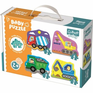 Product detail of Trefl Baby puzzle Vozidla na stavbě 4v1 3, 4, 5, 6 dílků