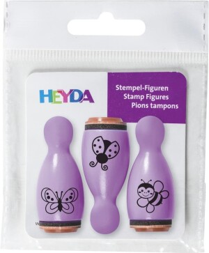 Product detail of HEYDA Dřevěná razítka kuželky - motýlci