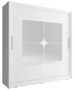 Product detail of ArtPS Šatní skříň JAMIE VII 200 | bílá Barva: Bílá