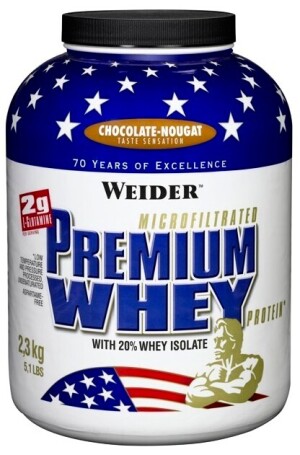 Product detail of Weider Premium Whey Protein 2300 g jahoda - vanilka