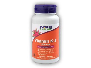 Product detail of NOW Foods Vitamin K2 jako MK-4 100ug 100 rostlinných kapslí