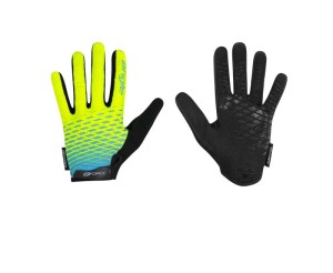 Product detail of Force KID MTB ANGLE fluo-modré letní rukavice