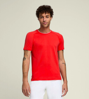 Product detail of Pánské tričko Wilson  M Team Seamless Crew Infrared XXL