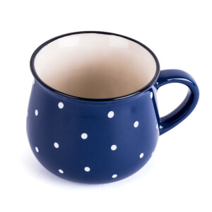 Product detail of Keramický hrnek Dots 230 ml, modrá, 230 ml