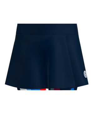 Product detail of Dámská sukně BIDI BADU  New York 2024 Printed Wavy Skort Dark Blue/Red