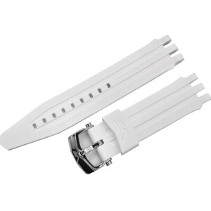 Product detail of Silikonový řemínek Vostok Europe pro Energia-2 - bílý/lesklá spona