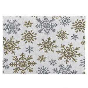 Product detail of Dakls Prostírání Snowflakes bílá, 33 x 48 cm