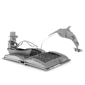 Product detail of Piatnik Metal Earth Stařec a moře Book Sculpture