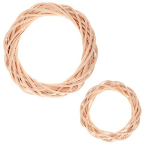 Product detail of Sada 2 ks věnců z proutí, barva žlutá, pr. 30 a 20 cm
