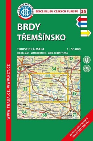 Product detail of KČT 35 Brdy, Třemšinsko 1:50 000/turistická mapa