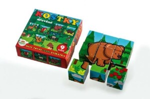 Product detail of Moje první zvířátka - Kostky kubus dřev, 1.  vydání
