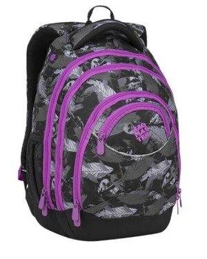 Product detail of Bagmaster Dívčí studentský batoh ENERGY 9 A VIOLET/GRAY/BLACK