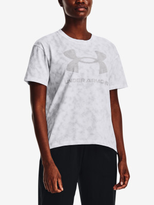 Product detail of Dámské tričko Under Armour  LOGO AOP HEAVYWEIGHT SS-WHT S